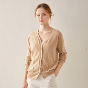 Woll Strick Kaschmir Cardigan