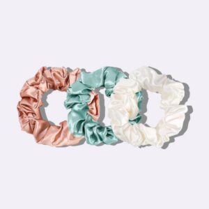 22 Momme 3,5 CM Midi Seidenschlaufenschwänze 3er-Set
