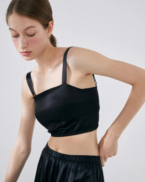 Seiden Crop-Tank-Top