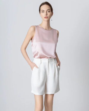 40 momme Seiden Bermuda Shorts