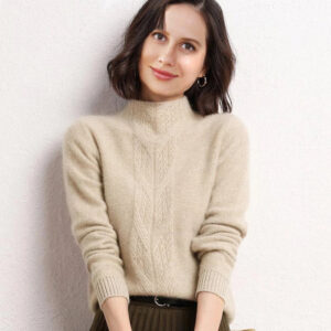 Damen Relaxed Cozy Kaschmir Pullover