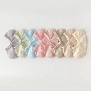 Hautverträgliche Frauen Seiden-Boot-Socken in mehreren Farben